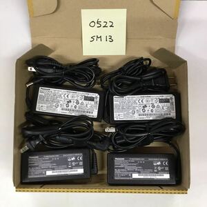 (0522SM13) free shipping / used /Panasonic Panasonic /CF-AA6413C/16V/4.06A*CF-AA6532A/16V/5.3A/ original AC adapter 4 piece set 