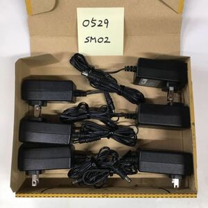 (0529SM02) free shipping / used /APD/WA-18G12U/12V/1.5A/ original AC adapter 6 piece set 