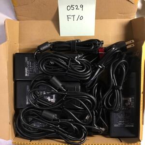 (0529FT10) free shipping / used /SHARP sharp /EA-AL1V/19V/4.74A/ original AC adapter 4 piece set 