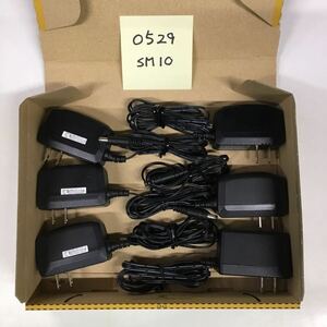 （0529SM10）送料無料/中古/APD/WA-12M12FU/12V/1A・WB-18R12FU/12V/1.5A/純正 ACアダプタ 6個セット