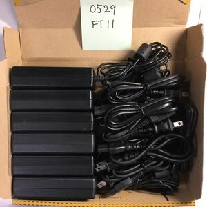 (0529FT11) free shipping / used /SHARP sharp /EA-RJ2V/19V/3.16A/ original AC adapter 6 piece set 