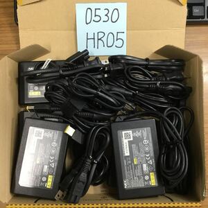 (0530HR05) free shipping / used /NEC/ADP001(PC-VP-BP87/PA-1650-37N/OP-520-76428)/20V/3.25A/ original AC adapter 5 piece set 