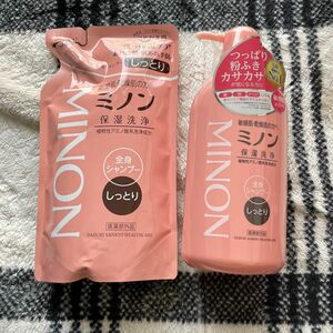 ミノン 全身シャンプー 450ml 本体 詰め替えセット