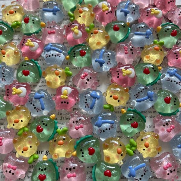 デコパーツ NO.76 コロンと アニマル 小さめ 再入荷☆