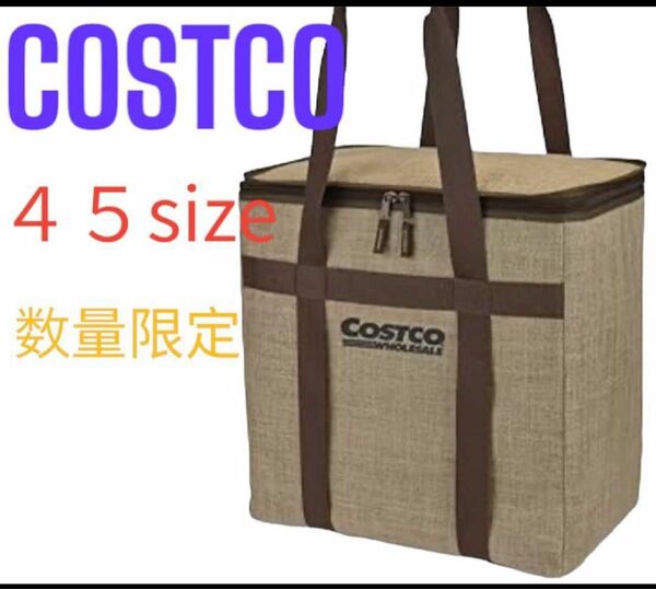 匿名配送☆送料無料☆ COSTCO コストコ　新品未使用品　45 保冷バッグ