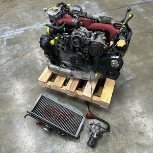 [24P02008I1n]@ Subaru ImprezaWRX STI(GH-GDB)Ftype Genuine engineAssy EJ20 6MT EJ207DG8CR 117,166km 部品取り/オーバーホールベース