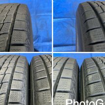 [24T00561S] 175/80R15 GOODYEAR(グッドイヤー) ICE NAVI SUV 2021年製 スタッドレスタイヤ 4本セット_画像8