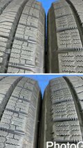 [24T00554S] 155/65R13 BRIDGESTONE(ブリヂストン) BLIZZAK VRX2 2022年製 スタッドレスタイヤ 4本セット_画像10