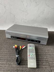 【通電確認済み】シャープ SHARP VTR一体型DVDビデオプレーヤー DV-GH750 D・combo DVDレコーダー DVD CD VIDEO VHS リモコン付き