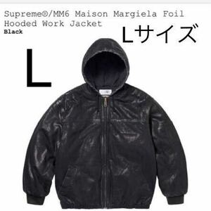 新品 supreme mm6 Lサイズ foil hooded work jacket ワークジャケット ボンバー バーシティ アウター maison margiela マルジェラ コラボ