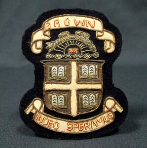 『 ブラウン大学・エンブレム 』＊Brown University Badge. アイビー・リーグ. アイビー・ルック