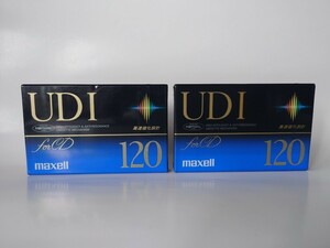 maxell UDⅠ 120分 ノーマルテープ 2個 未開封品