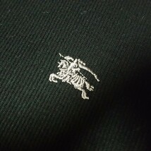 【極美品】BURBERRY BLACK LABEL バーバリーブラックレーベル ホース刺繍 ノバチェック サーマル ヘンリーネック Tシャツ カットソー 黒 M_画像4