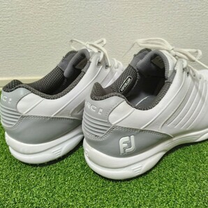 フットジョイ FootJoy ARC SL WT/GY（ホワイト/グレー） スパイクレスシューズ 27cm 幅Wの画像5