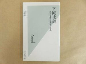 下流社会 新たな階層集団の出現 三浦展 2006年 光文社