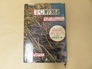 ペン習字365日 一日一頁　大貫思水　日本文芸社　昭和48年