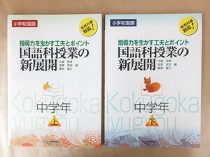 小学校国語 国語科授業の新展開 中学年 上下2巻セット 指導力を生かす工夫とポイント 東洋館出版社