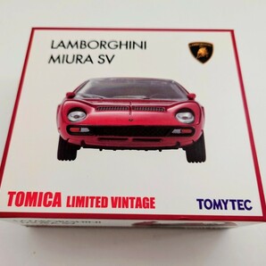ランボルギーニ ミウラ SV(赤) トミカリミテッドヴィンテージ 未使用 ミニカー トミカの画像1