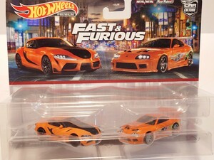 ホットウィール Hot Wheels プレミアム 2パック ワイルド・スピード 2021 トヨタ GR スープラ/トヨタ スープラ SUPRA HKF54