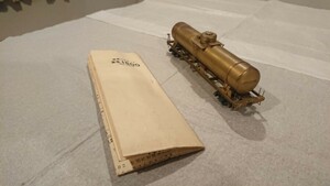 【ジャンク】鉄道模型 HOゲージ アダチ製作所 貨車 タキ1500形 未塗装仕掛品