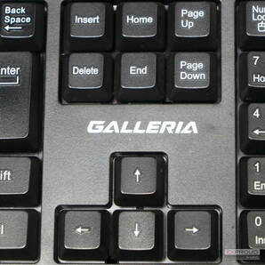 良品★M03 GALLERIA ガレリア GK-6260 ゲーミングキーボード SONY ソニー VGP-UKB3JP USBキーボード セット ブラック 動作確認済みの画像4