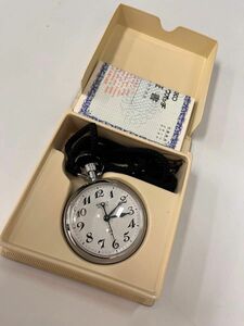 SEIKO セイコー 懐中時計 クオーツ 上野駅開業100周年記念 7550-0010 稼働中