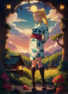 [14635], ベアトリクス・アメルハウザー, A4 アート ポスター イラスト 同人 美少女 ファンアート アニメ