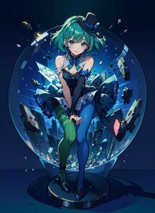 [15191], ランカ・リー, A4 アート ポスター イラスト 同人 美少女 ファンアート アニメ