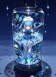 [15084], チノ, A4 アート ポスター イラスト 同人 美少女 ファンアート アニメ