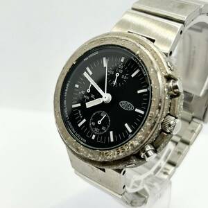 可動品★SEIKO/セイコー 腕時計 ALBA ORVITAX アルバ 電池交換済み SS V655-6110 No.15502 クォーツ ヴィンテージ レトロQZ AE0803