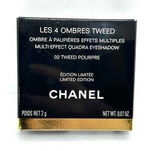 限定品★未使用★CHANEL/シャネル レ キャトル オンブル ツイード 02 ツイード プールプル アイシャドウ デパコス イエベブルべ★AE2903