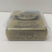 #4215G ライター 喫煙具 ZIPPO ジッポ ROUTE66 ルート66 トリッキーバージョン 底面 F X 刻印 銀メッキ 箱等付属品無 保管品_画像6