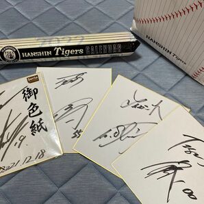 阪神タイガース プロ野球 直筆サイン色紙