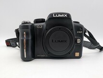 動作品 DMC-G2 レンズセット LUMIX G 20mm F1.7 ASPH. Panasonic パナソニック ルミックス ミラーレス デジタル一眼レフカメラ ブラック 黒_画像2