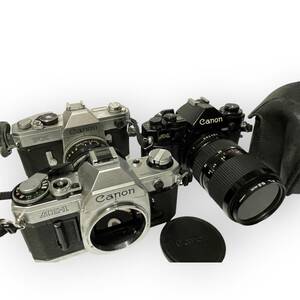 Canon キヤノン AE-1/A-1 FD 35-70mm 1:4/FX 50mm 1:1.8 カメラ レンズ まとめて 動作未確認の為ジャンクです 部品取り リペア 匿名配送