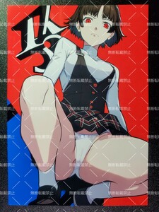 ペルソナ5　Persona5　新島真　A02　写真　イラスト　同人　ファンアート　イラストアート　2L判