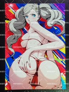 ペルソナ5　Persona5　高巻杏　A02　写真　イラスト　同人　ファンアート　イラストアート　2L判