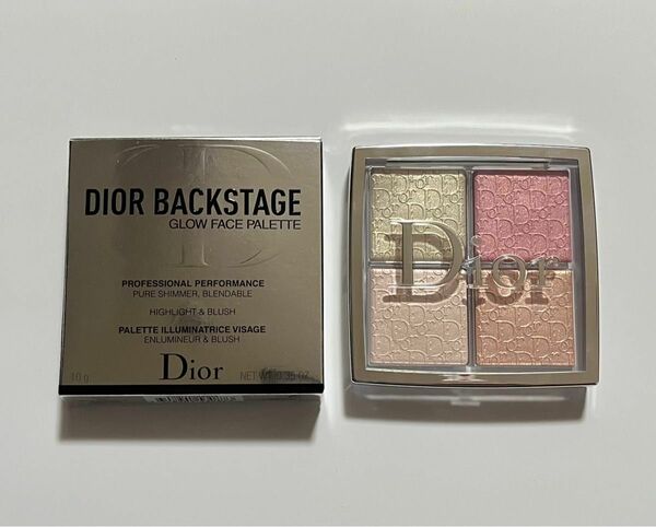 Dior バックステージ　フェイスグロウパレット　004 ハイライト　新品 DIOR ディオール　チーク　フェイスカラー