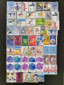  used . stamp [ sport relation stamp ] 43 kind 60 sheets 