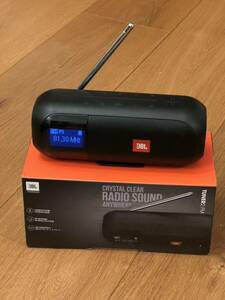 JBL TUNER 2 FM Bluetoothスピーカー 防水/ポータブル/ラジオ/ワイドFM対応/USB Type-C充電/IPX7 ブラック 