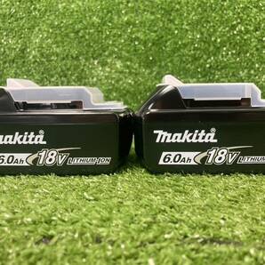 ★未使用2個セット マキタ makita リチウムイオンバッテリ BL1860B 18v 6.0Ah 純正 バッテリ 急速充電 領収OK  ｈ508-4の画像3