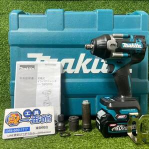 【動画有り】マキタ makita 充電式インパクトレンチ TW007G 40V max 本体、バッテリ、ケースセット 領収OK/直引可 k0510-8-1.4cの画像1