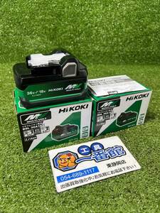 HiKOKI(ハイコーキ) 旧日立工機 マルチボルト蓄電池 36V 2.5Ah/18V 5.0Ah BSL36A18X 2個セット k0502-4
