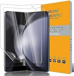 Newzerol 【2枚】 For Galaxy Z Fold5 フィルム SCG22/SC-55Dフィルム【全面保護・気泡消失・