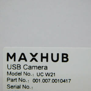 新品 未開封 MAX HUB/ナイスモバイル 4K 画角120度 マイク内蔵 会議用 USB2.0 Web カメラ WebCam Pro UC W21の画像4