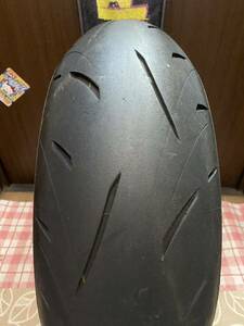 中古MCタイヤ バリ山 2023年製造 DUNLOP SPORTMAX ROADSPORT2 190/50ZR17 スポーツマックス ロードスポーツ2 190 50 17 4523 K4851