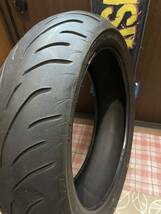 中古MCタイヤ BRIDGESTONE BATTLAX T31 180/55ZR17 バトラックス スポーツツーリング 180 55 17 1120 K4866_画像4