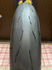 中古MCタイヤ 2021年製造 BRIDGESTONE BATTLAX RS11 120/70ZR17 バトラックス レーシングストリート 120 70 17 4021 K4880