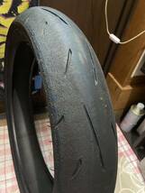 中古MCタイヤ 2023年製造 DUNLOP SPORTMAX α-13SP 110/70R17 ダンロップ スポーツマックス 110 70 17 1923 K4887_画像5