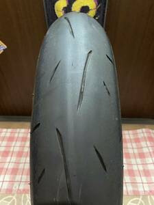 中古MCタイヤ 2022年製造 DUNLOP SPORTMAX α-14 110/70R17 ダンロップ スポーツマックス 110 70 17 0622 K4911